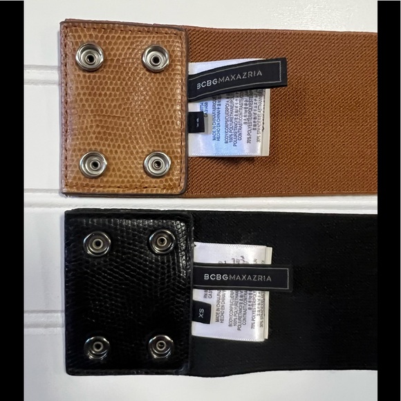 LIKE NEW‼️(Set of 2) BCBGMaxAzria Stretch Belts -XS - Picture 6 of 6
